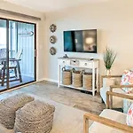 Oceanfront Condo With Furnished Deck And Views!