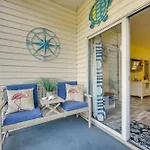 Pool Access North Myrtle Beach Condo With Porch!