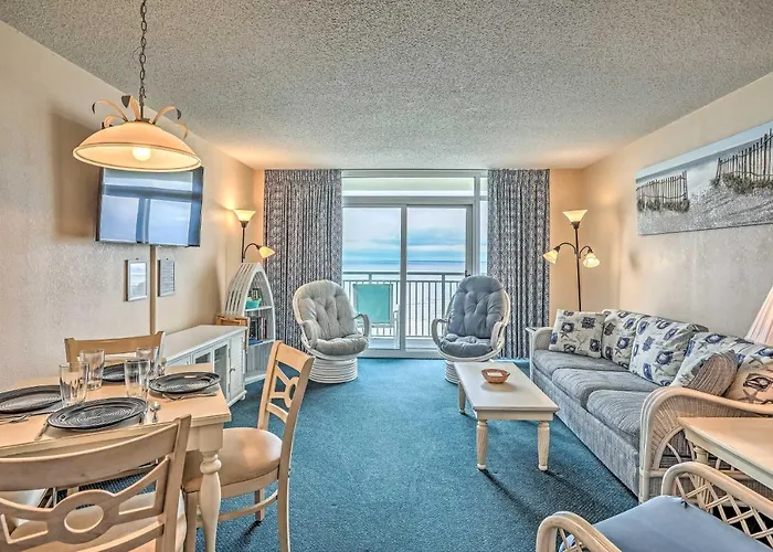 Myrtle Beach Condo With Ocean View And Hot Tub Access