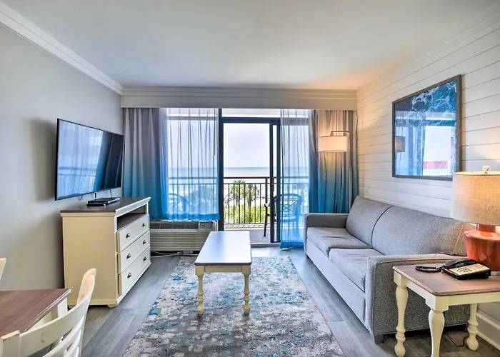 Oceanfront Myrtle Beach Condo With Resort Perks