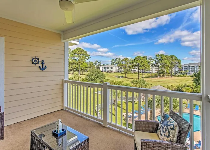 Magnolia Pointe Myrtle Beach Condo On Golf Course!