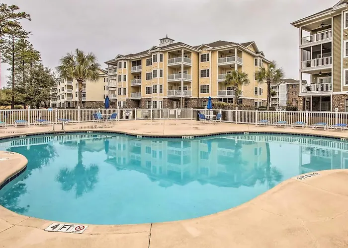 Myrtle Beach Condo Pool And Golf Course Access