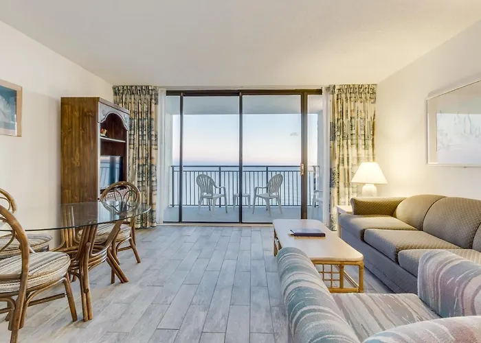 Scenic Views From The Balcony At Ocean Forest Plaza Condos
