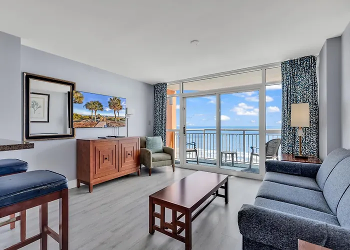 Bright Beachfront 1Br Condo At Dunes Village Resort