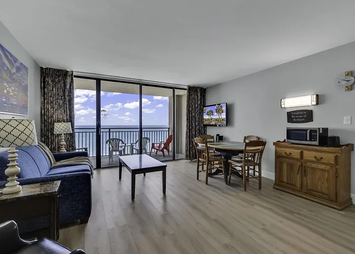 Scenic Views From The Balcony At Ocean Forest Plaza Condos