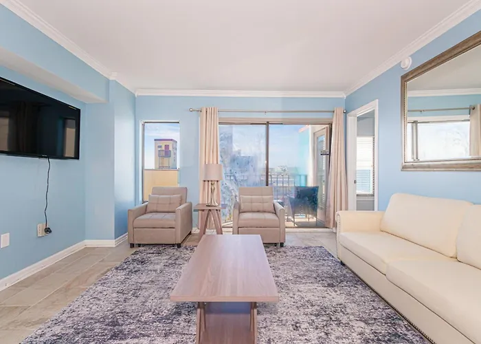 Ocean View 2 Bedroom Apartment With Great Views! Palace Resort 413