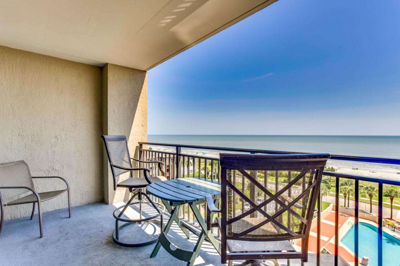 Scenic Views From The Balcony At Ocean Forest Plaza Apartment