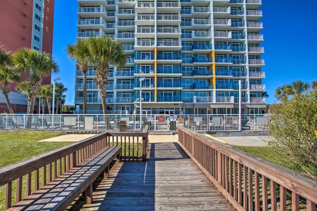Apartment Oceanfront With Huge Balcony Walk To Skywheel Myrtle Beach