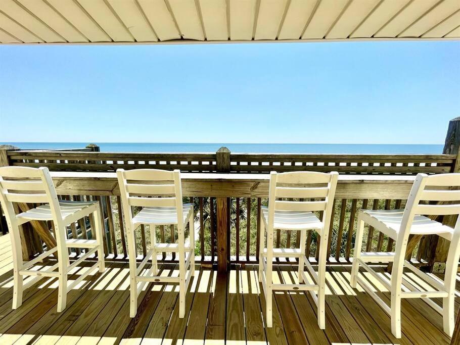 Apartment Oceanfront House On The 2 Kings 4br 4ba 3rd Floor Of Triplex Sleep 12 Pgp3 Myrtle Beach