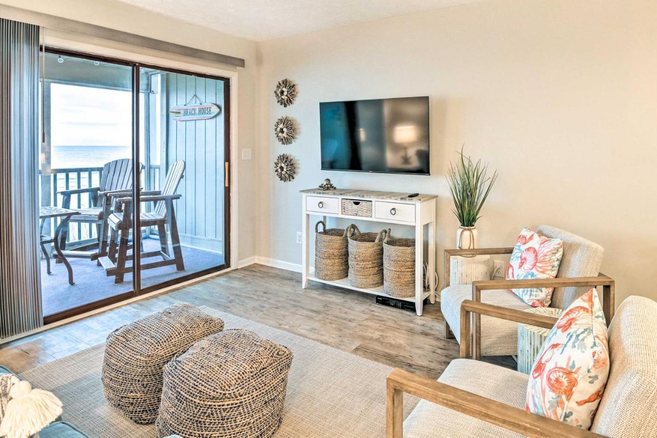 Oceanfront With Furnished Deck And Views! Myrtle Beach
