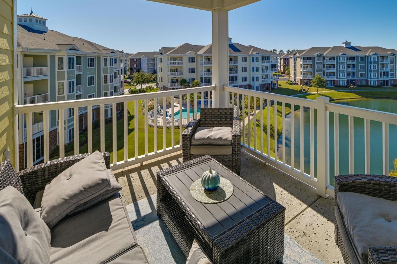Apartment Cozy Myrtle Escape With Balcony And Pool Access!