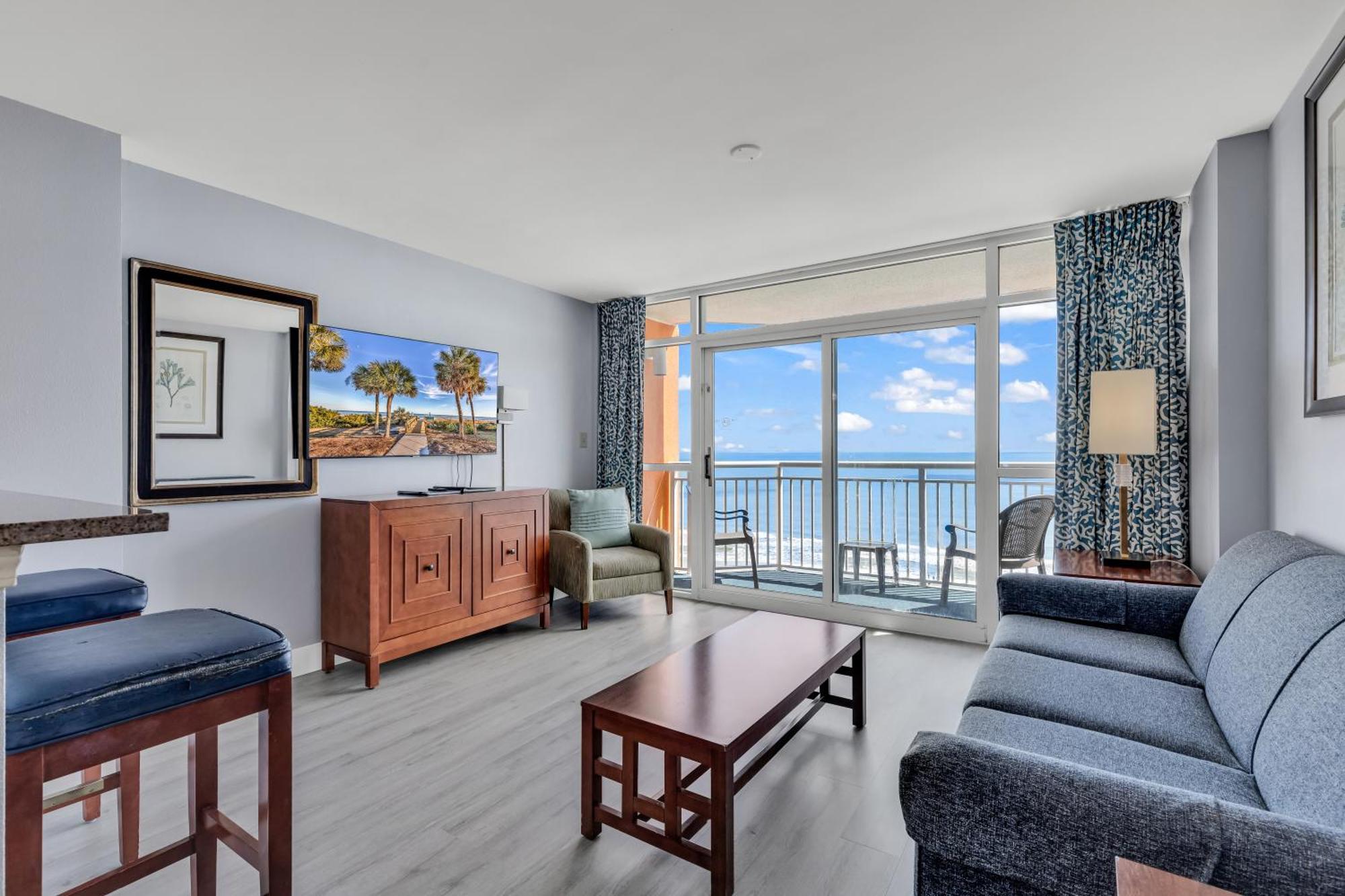 Bright Beachfront 1br At Dunes Village * Myrtle Beach