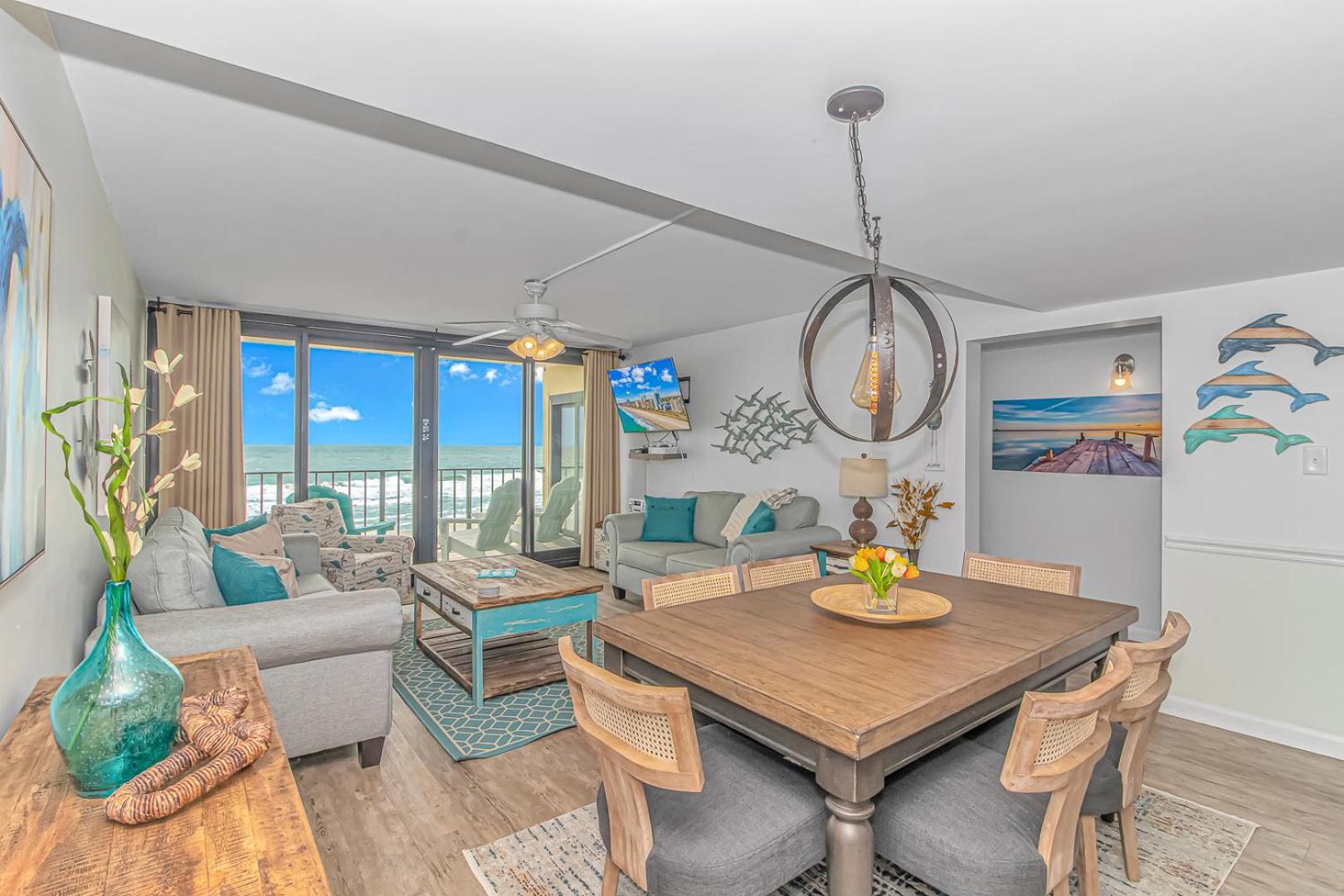 Beautifully Updated 2 Bedroom Oceanfront Suite- With Gaming System And More! Horizon East 104 *