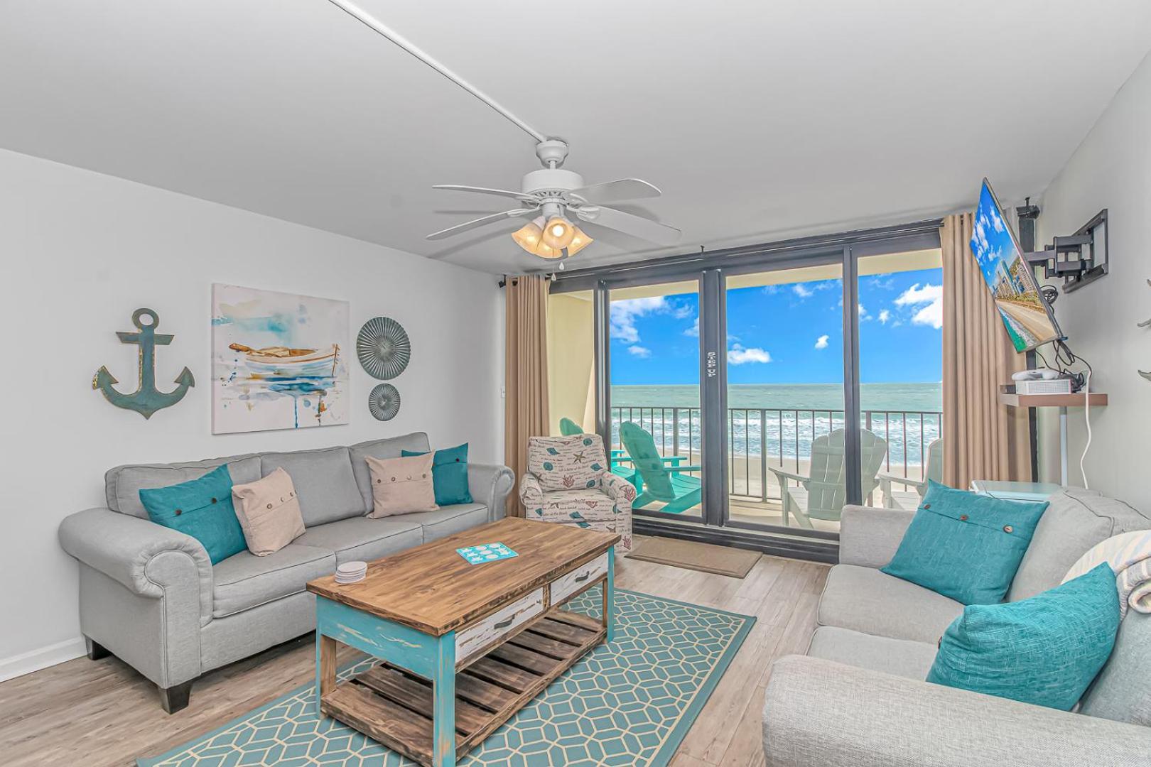 Beautifully Updated 2 Bedroom Oceanfront Suite- With Gaming System And More! Horizon East 104 *
