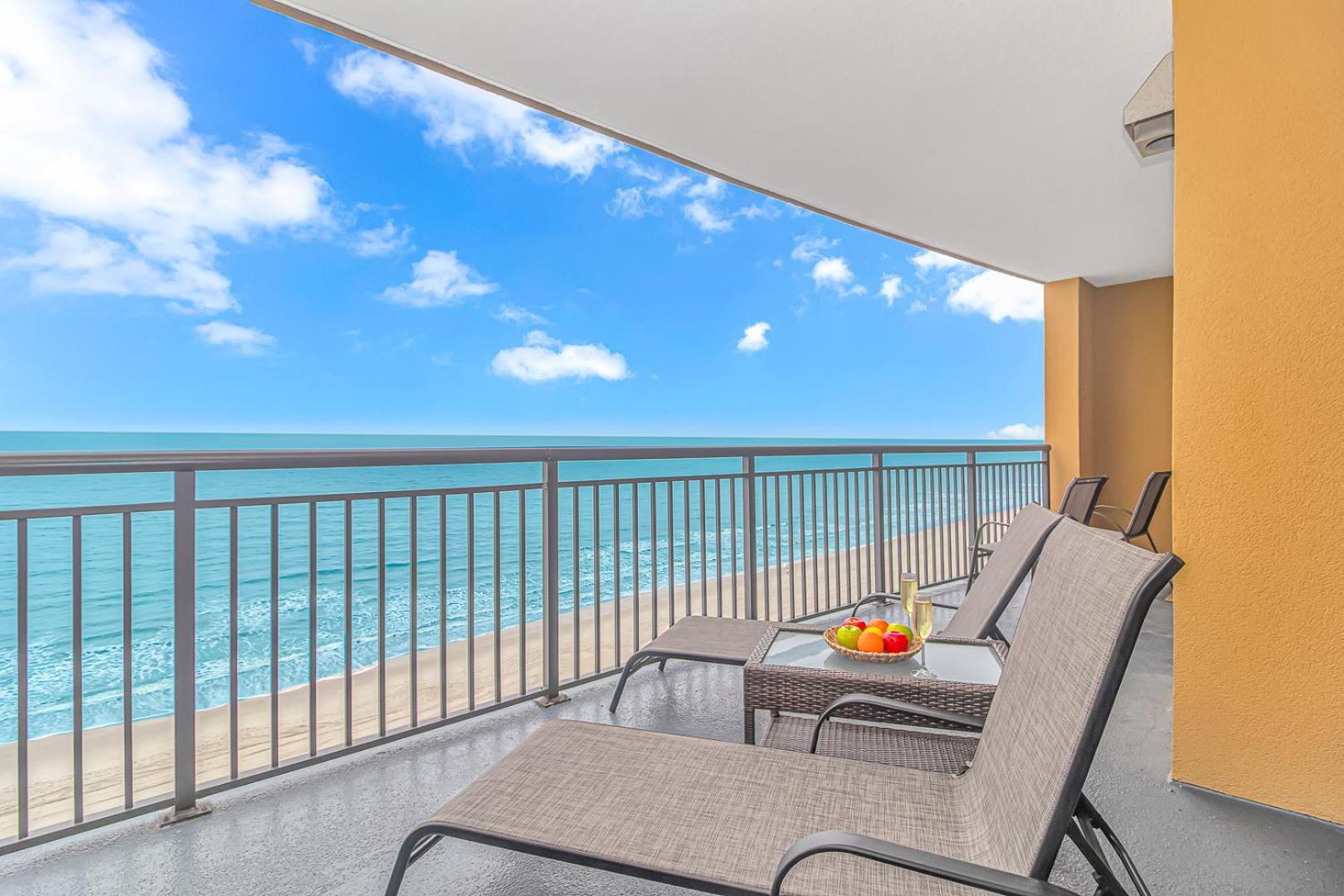 Stunning Double Balcony- Oceanfront 2 Bedroom, 2 Bath- Anderson Ocean Club 905 *