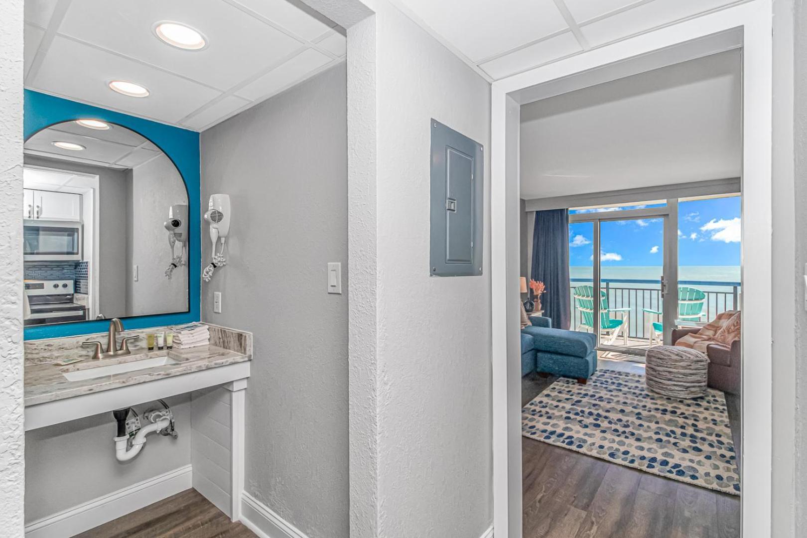 Completely Renovated Oceanfront - King With Led Fireplace! Boardwalk 1034 * Myrtle Beach