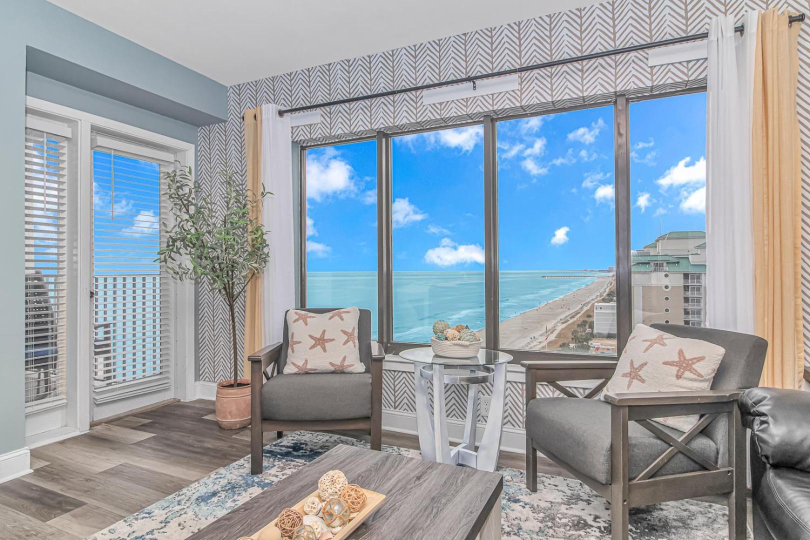 Breathtaking Views! Stunning 2br With Gorgeous Updates-palace 1207 Holiday home Myrtle Beach