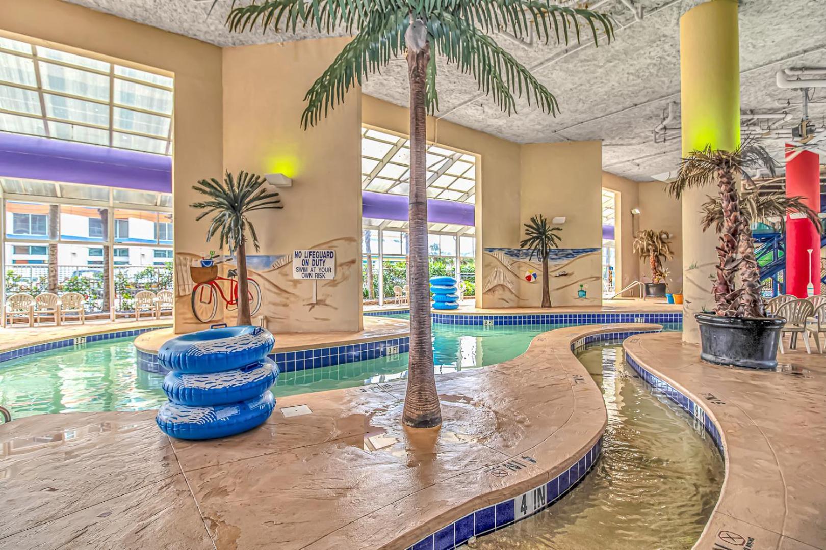 Modern And Fun! 3 Bedroom With Indoor Waterpark And Slides! Sleeps 12! Dunes Village 338 *