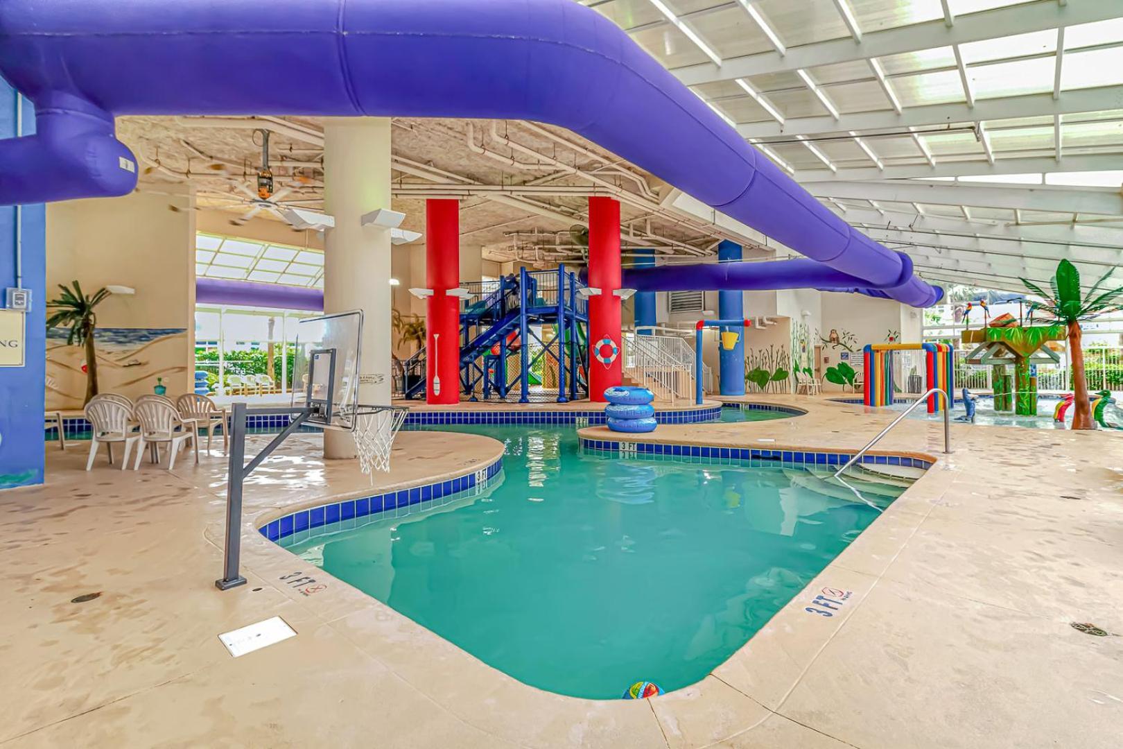 Modern And Fun! 3 Bedroom With Indoor Waterpark And Slides! Sleeps 12! Dunes Village 338 Holiday home