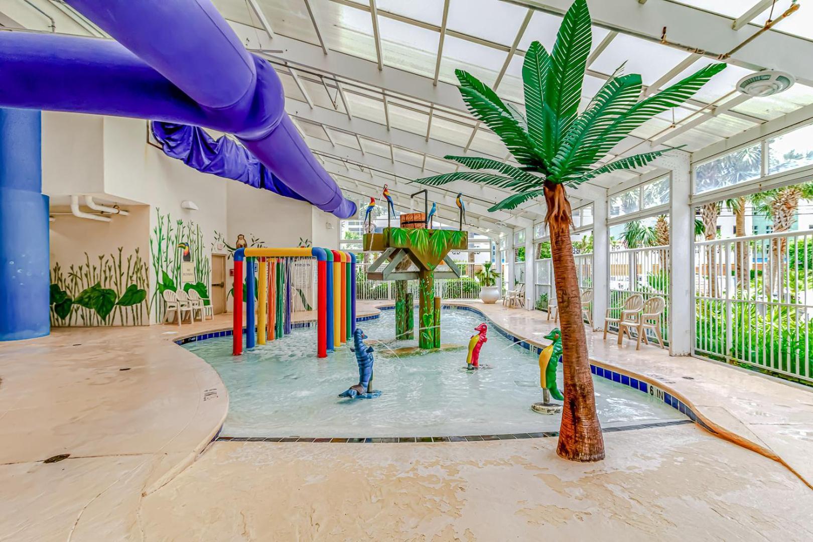 Modern And Fun! 3 Bedroom With Indoor Waterpark And Slides! Sleeps 12! Dunes Village 338 *