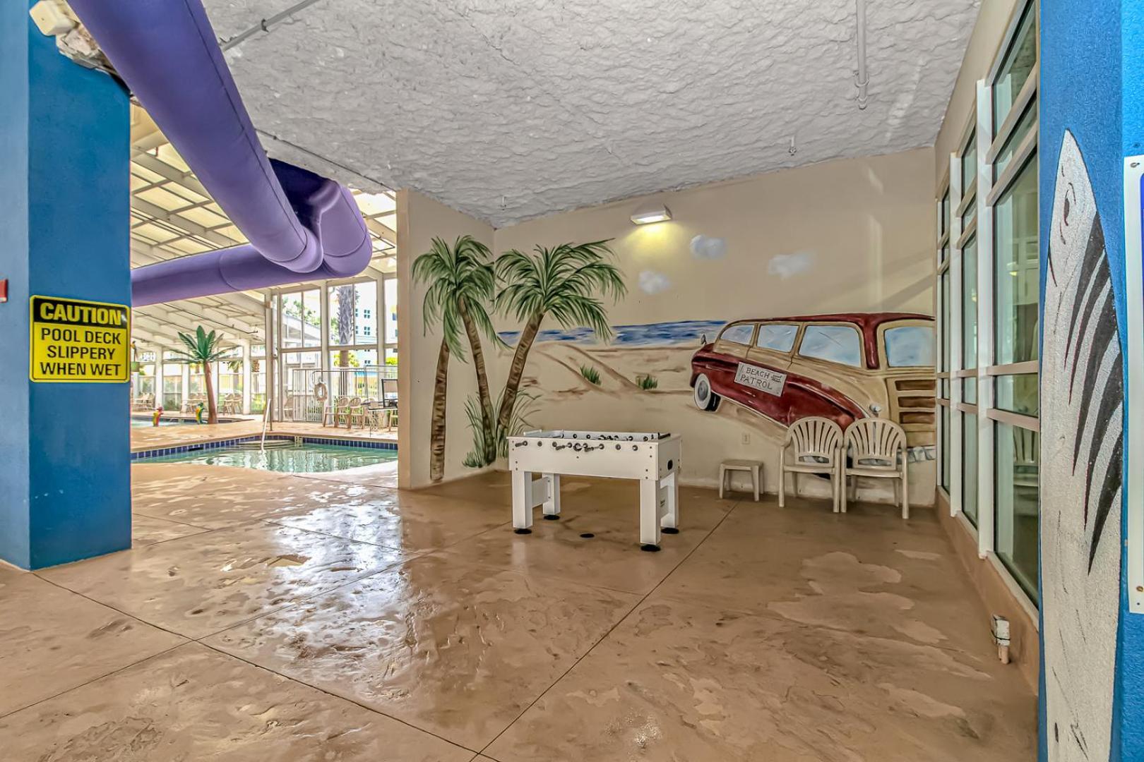 Oceanfront With Indoor Waterpark! Water Slides And More! Dunes Village 342