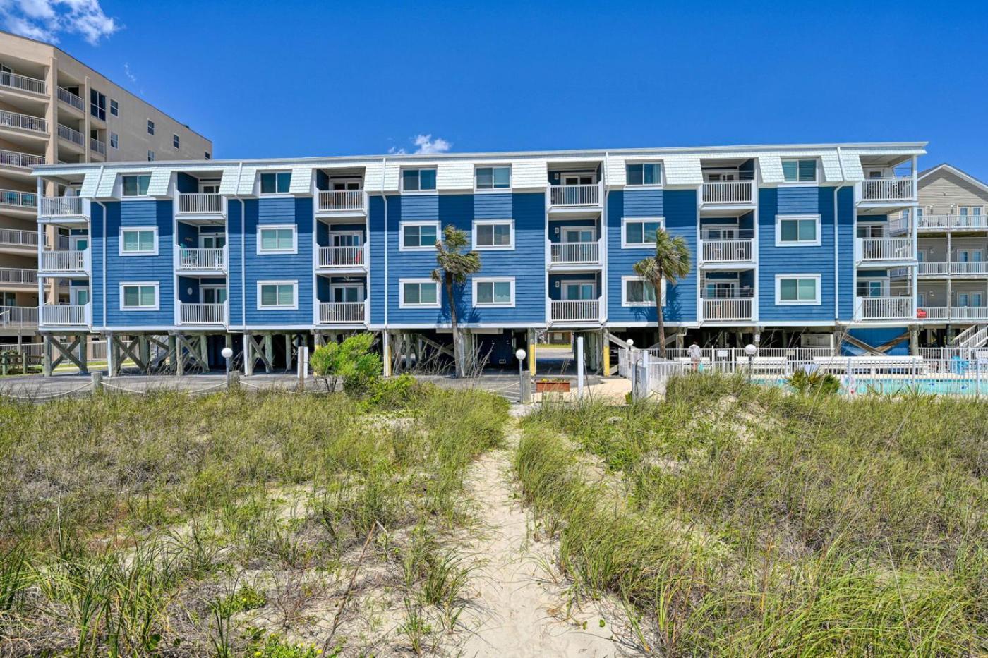 Ocean Front In Cherry Grove At A Summer Place Unit A7 * Myrtle Beach