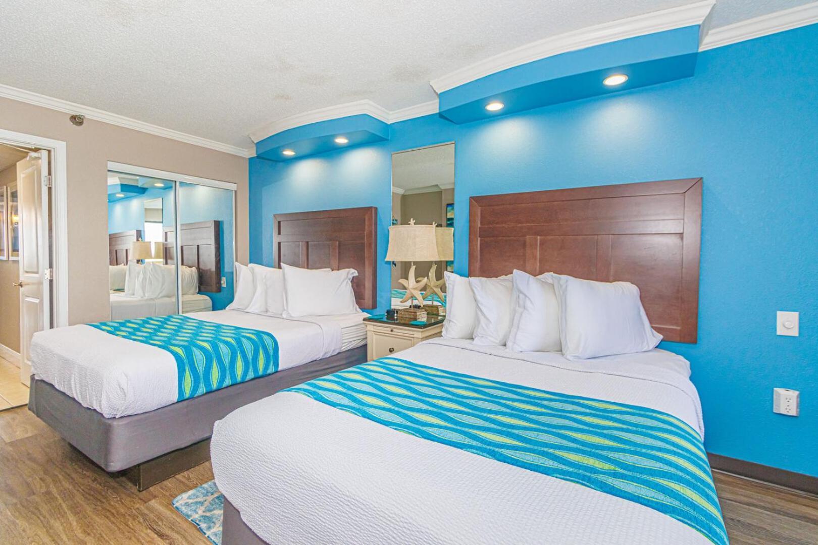 Oceanfront 1 Bedroom With Beautiful Decor And Accents Caravelle 1039 Sleeps 6 Guests Myrtle Beach