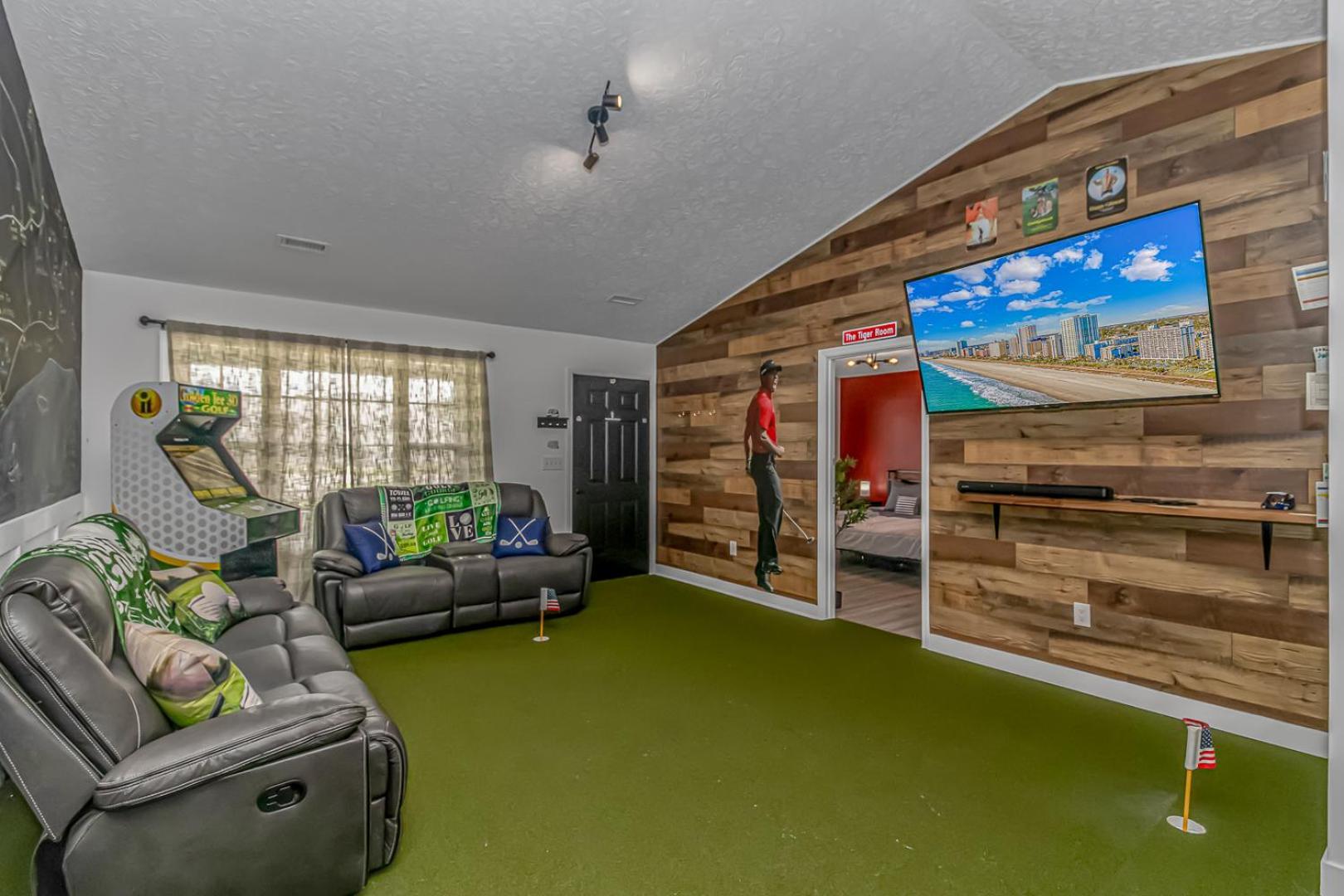 Holiday home Golfers Paradise! Golf Simulator And Arcade Games! Myrtle Beach