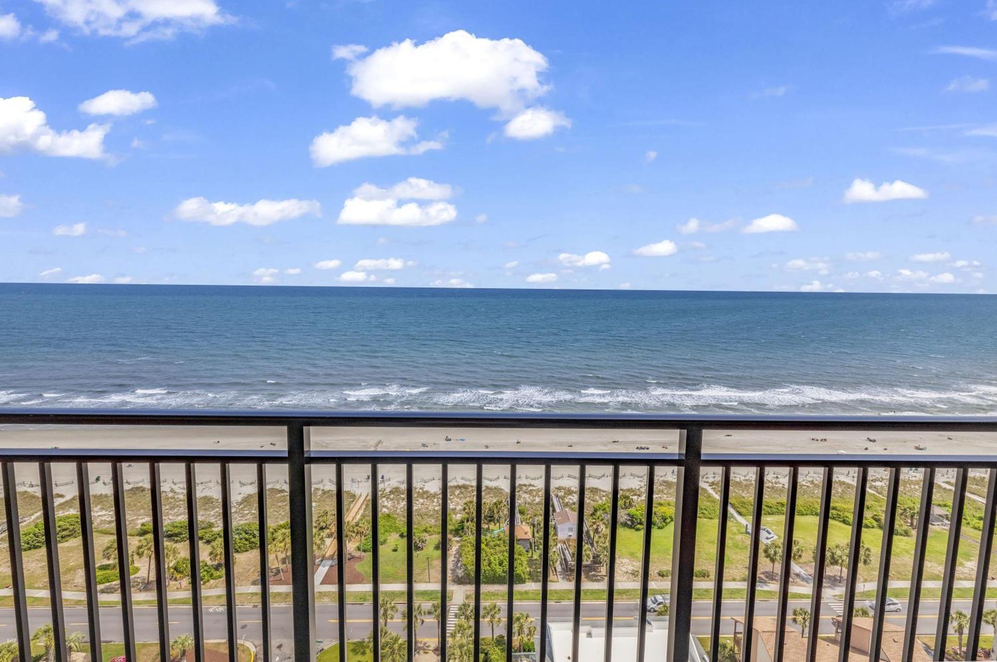 Scenic Views From The Balcony At Ocean Forest Plaza Apartment *