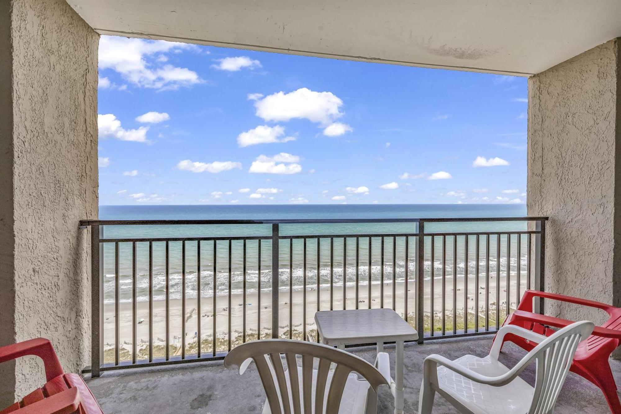 Scenic Views From The Balcony At Ocean Forest Plaza Apartment Myrtle Beach