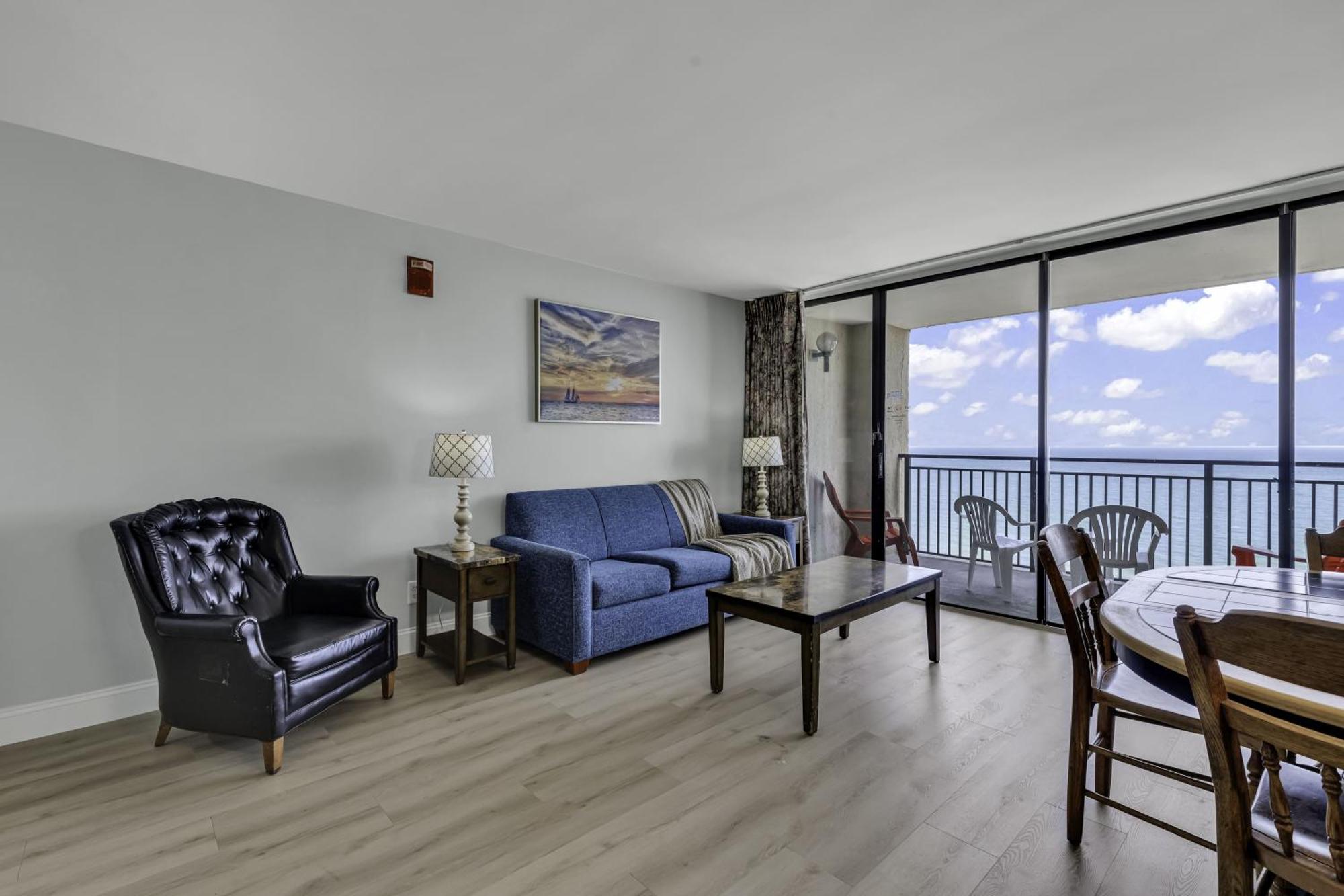 Scenic Views From The Balcony At Ocean Forest Plaza Apartment Myrtle Beach