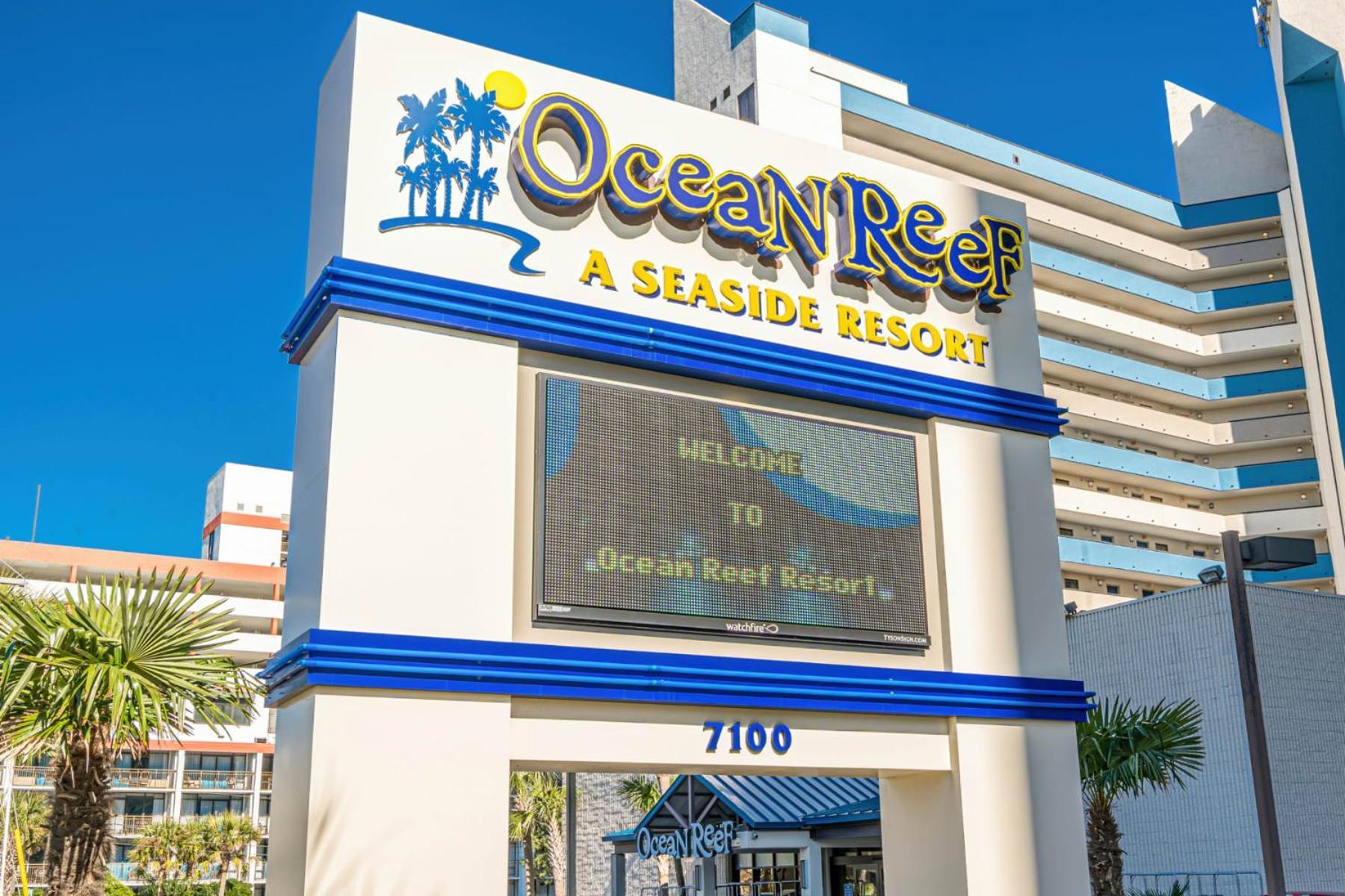 Ocean Reef Oceanfront Unit 408 Holiday home Myrtle Beach