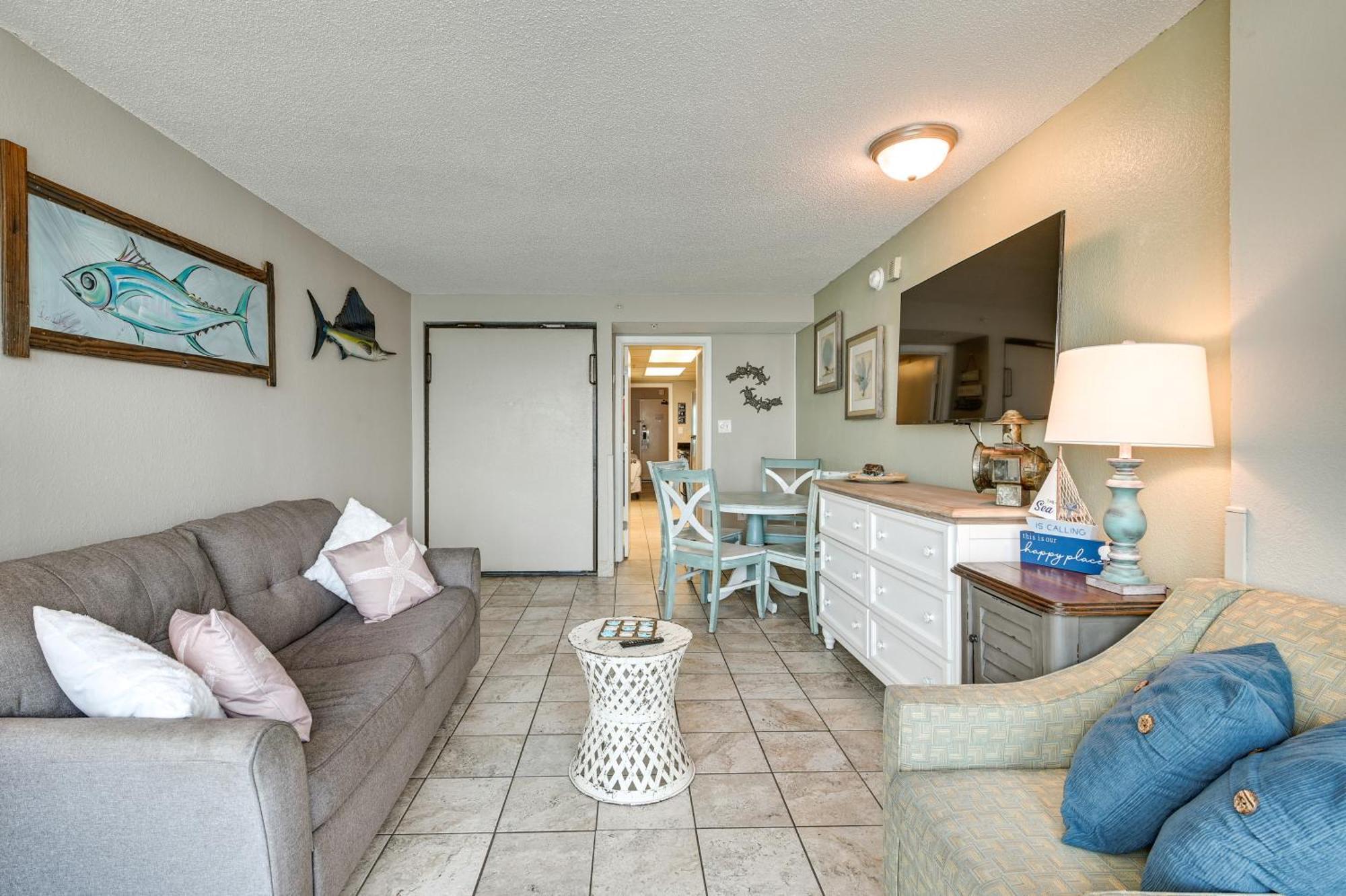 Apartment Oceanfront Myrtle With Pool! Myrtle Beach
