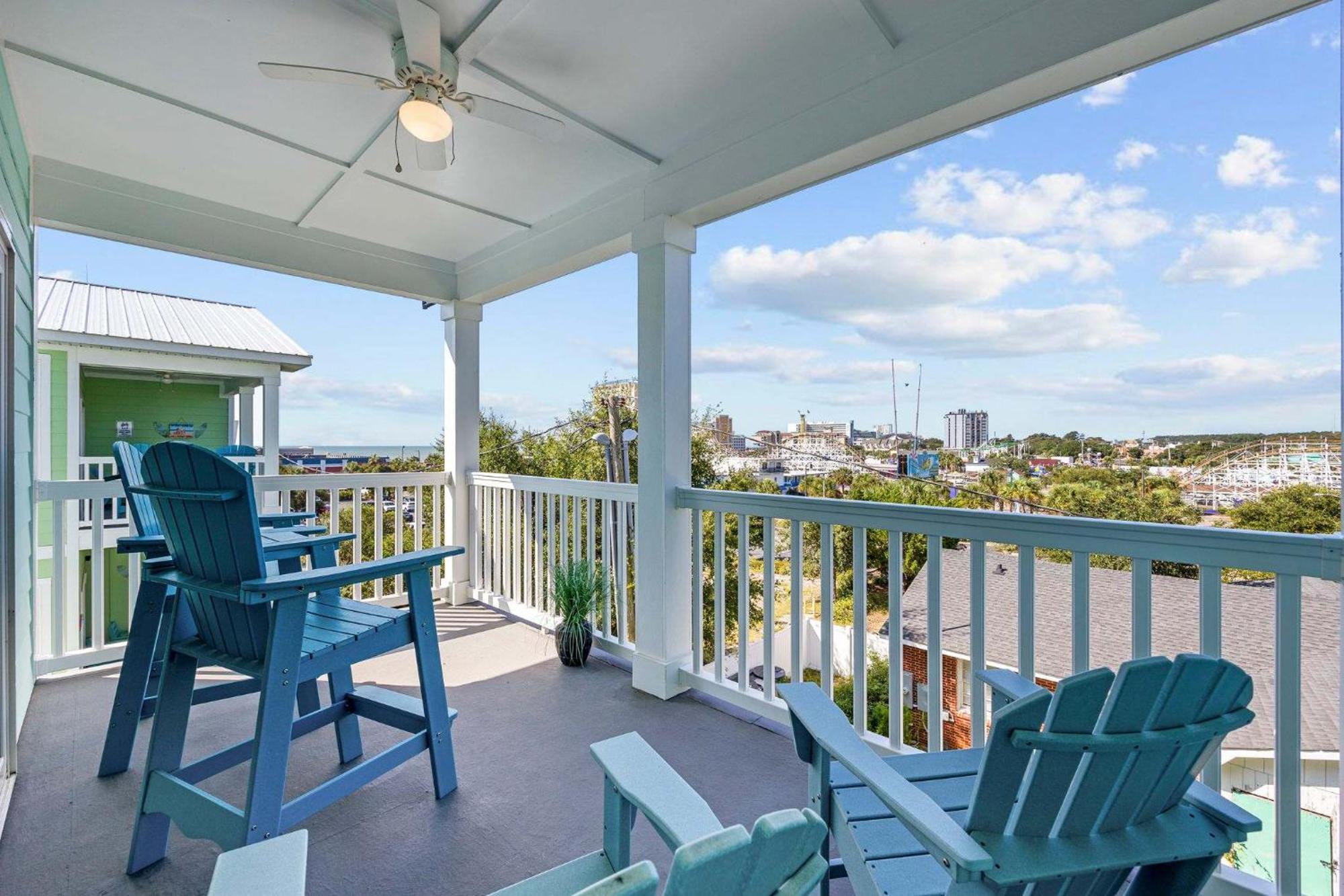 Derby Blue A- Ocean Views- Garage & Ev Charger Myrtle Beach