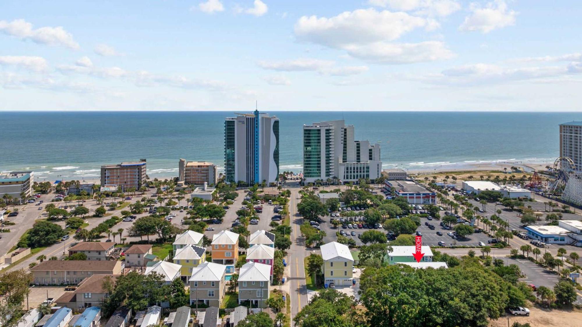 Derby Blue B - Ocean View - Garage & Ev Charger Myrtle Beach