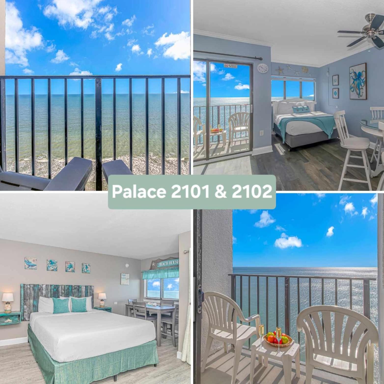 Updated 2 Bedroom Condo-breathtaking Oceanfront Views- Palace 2101 And 2102 Holiday home Myrtle Beach