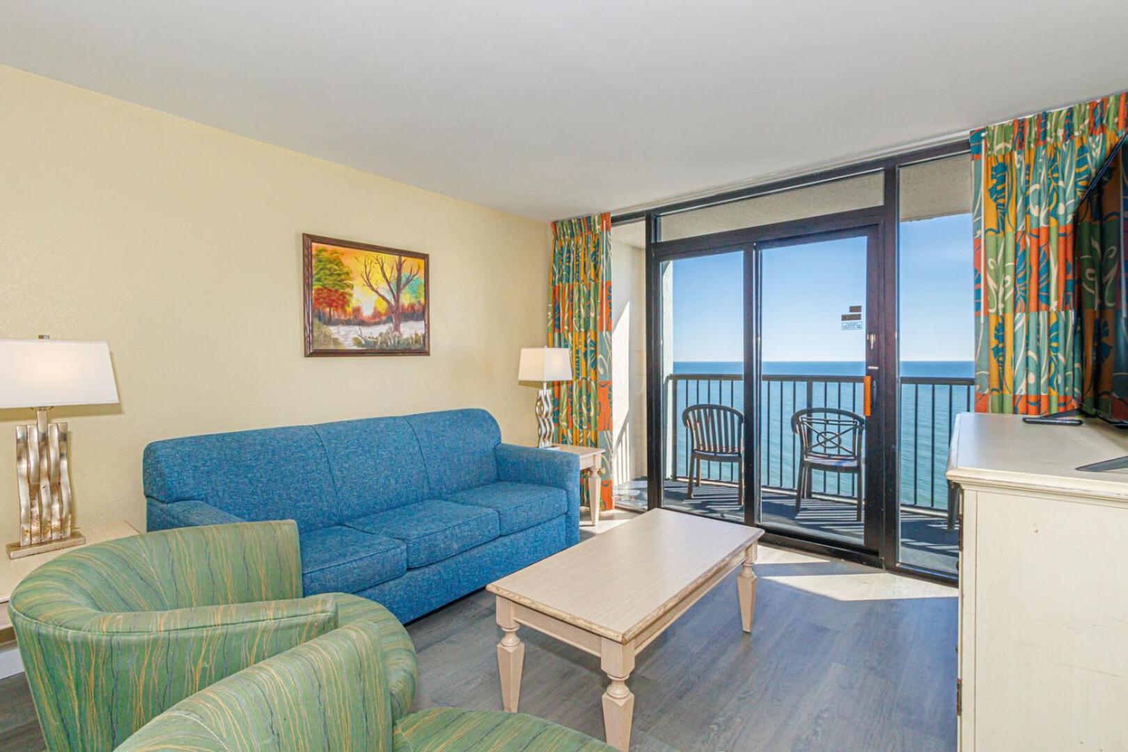 Oceanfront 3 Bedroom Condo- Newly Renovated-compass Cove North 1416
