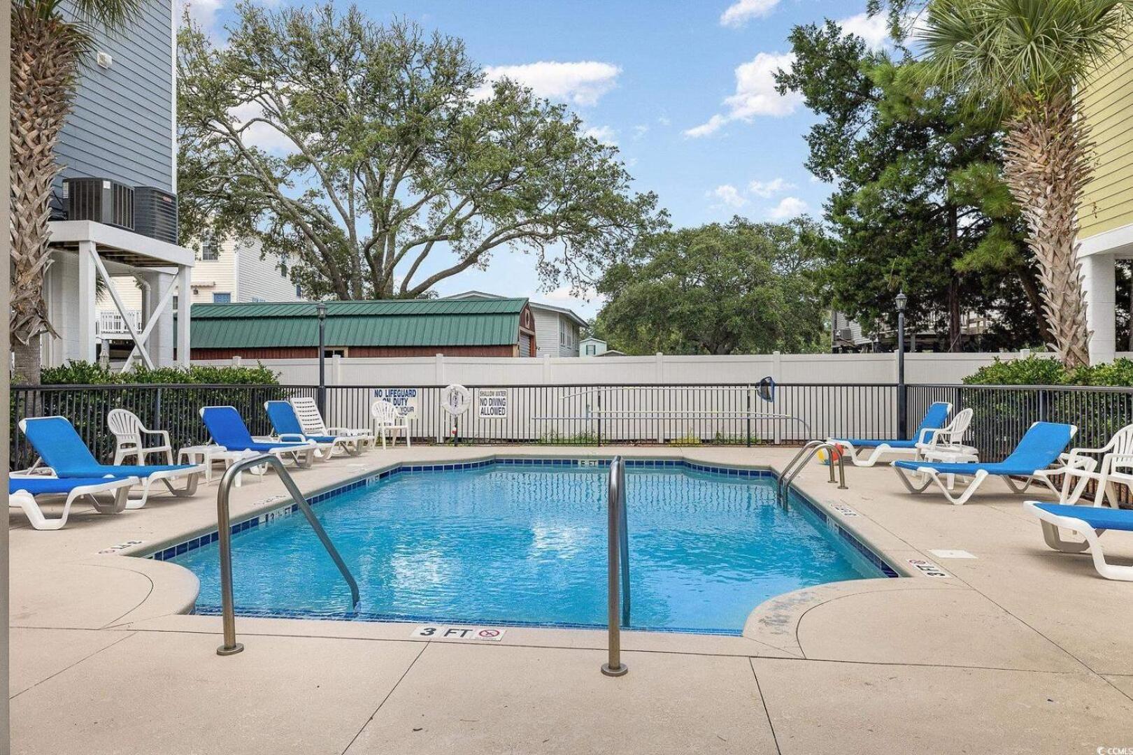 Captivating 4 Bedroom House With Double Balconies And A Community Pool-angler 3 Myrtle Beach