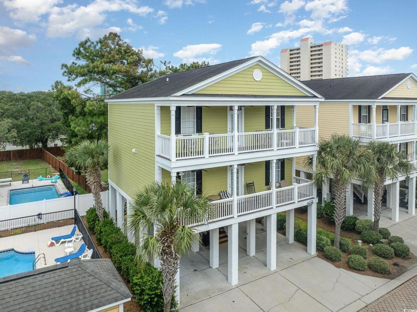 Captivating 4 Bedroom House With Double Balconies And A Community Pool-angler 3 Holiday home Myrtle Beach