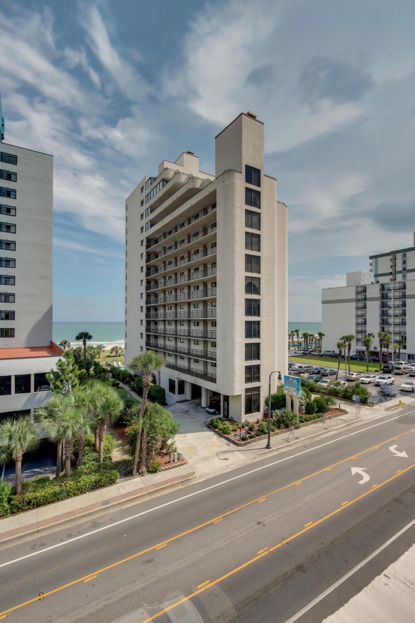 Beachfront With Private Balcony At Meridian Plaza Myrtle Beach