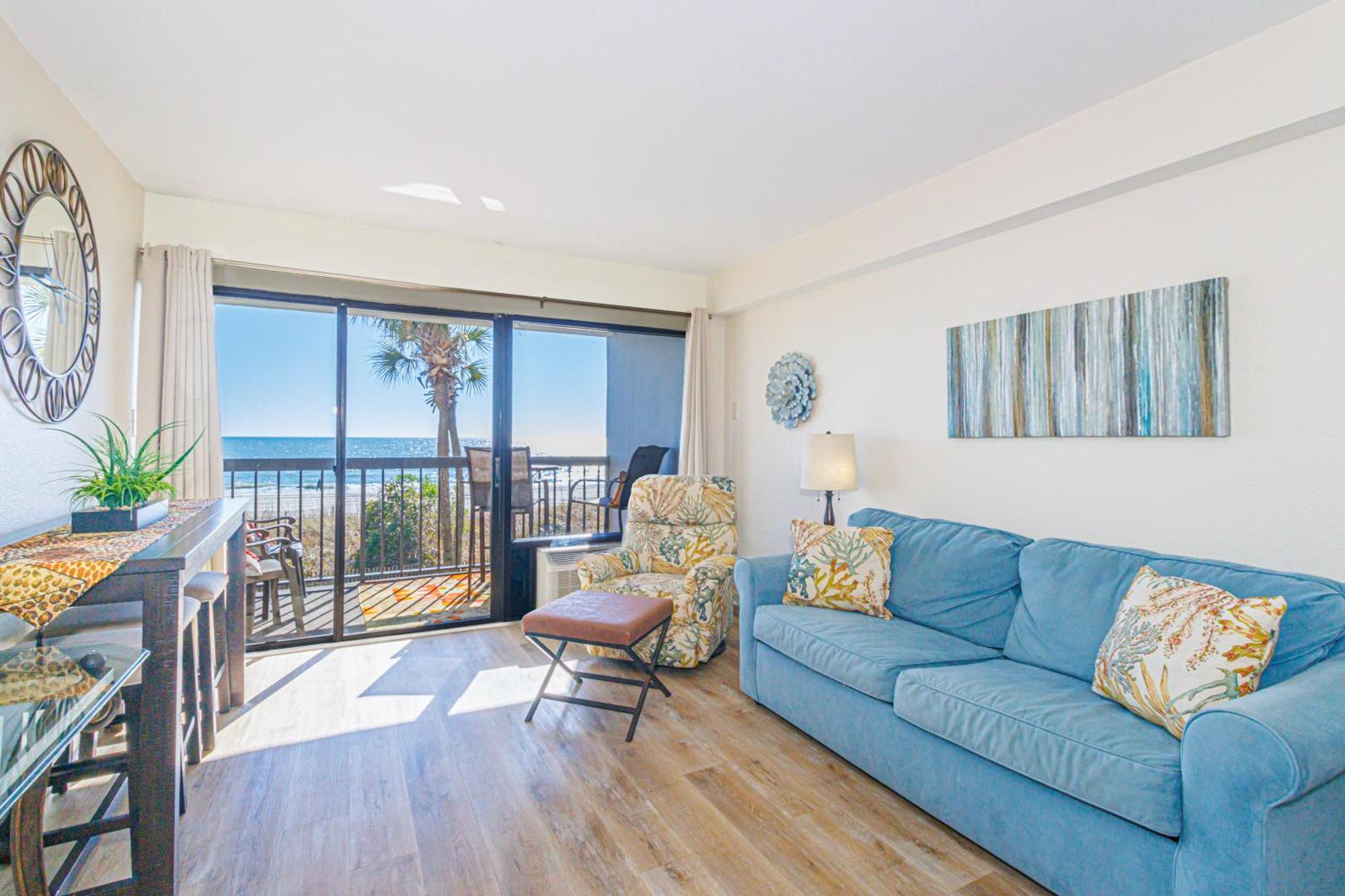 Beautifully Updated 1br- Spectacular Oceanfront Views-the Savoy Unit 102 Resort Myrtle Beach