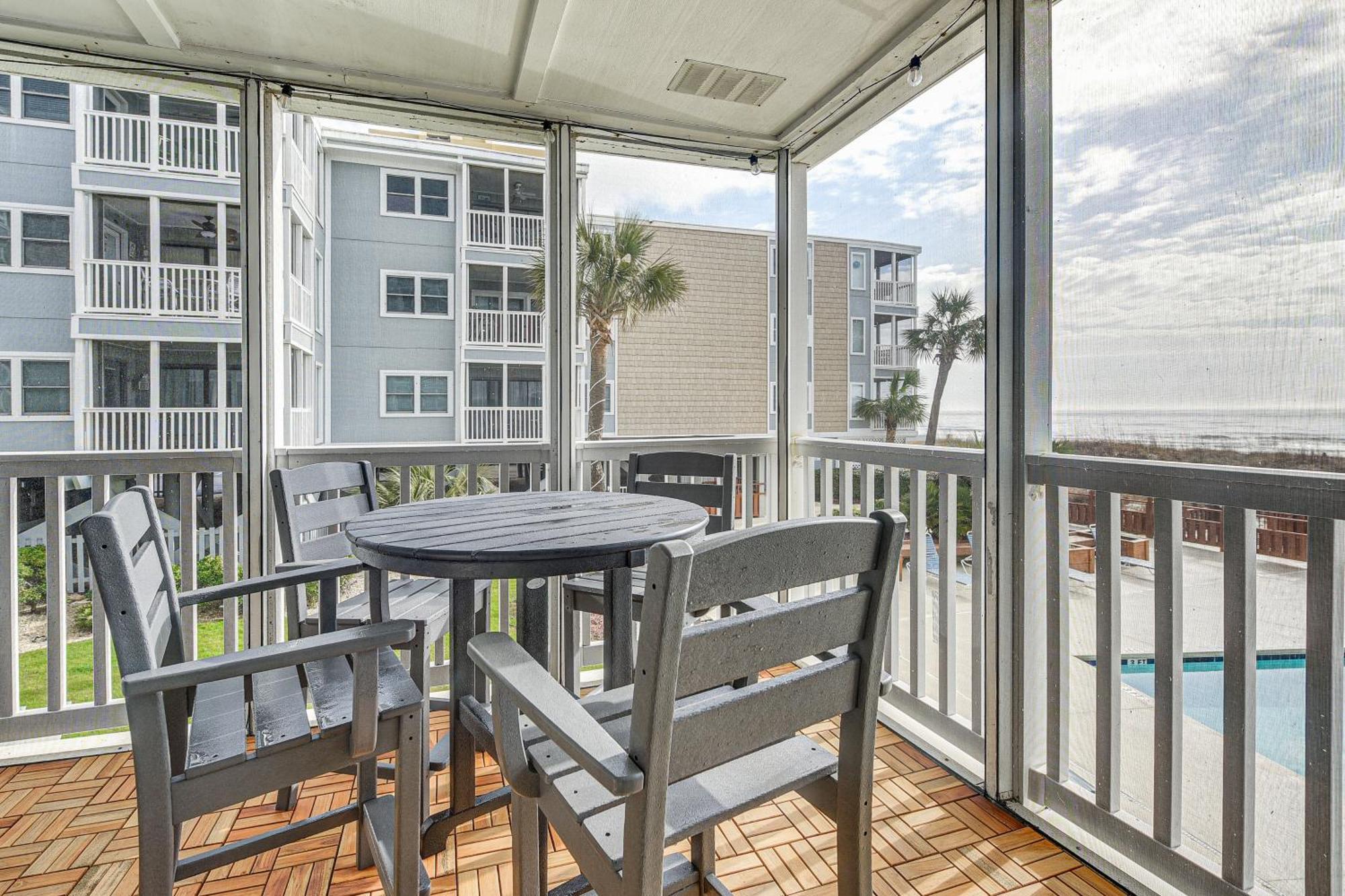 Apartment Oceanfront North Myrtle With Pool *