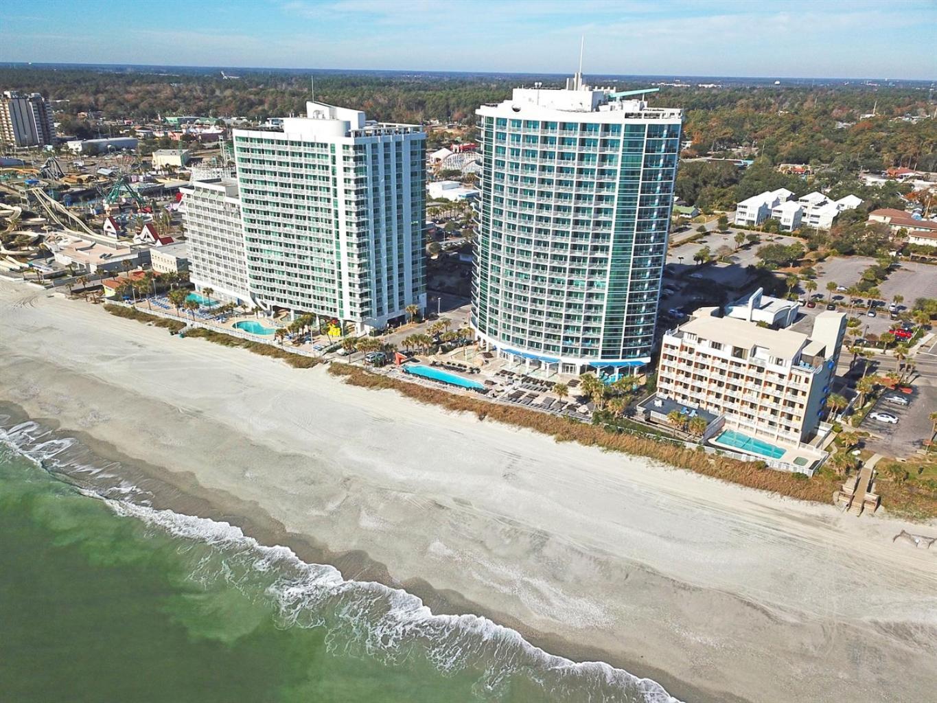 Aparthotel Oceanfront Myrtle Beach 2-Br Condo With Hot Tubs
