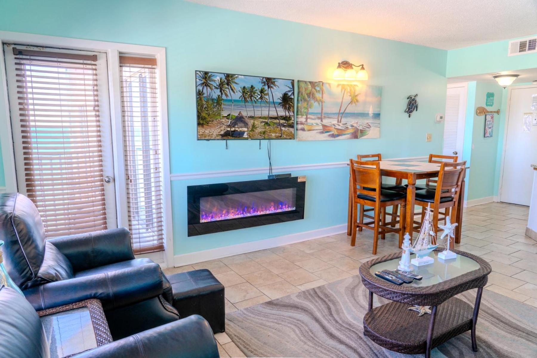 Holiday home Luxurious Ocean View Queen - With New Led Fireplace! Palace Unit 2210 Myrtle Beach