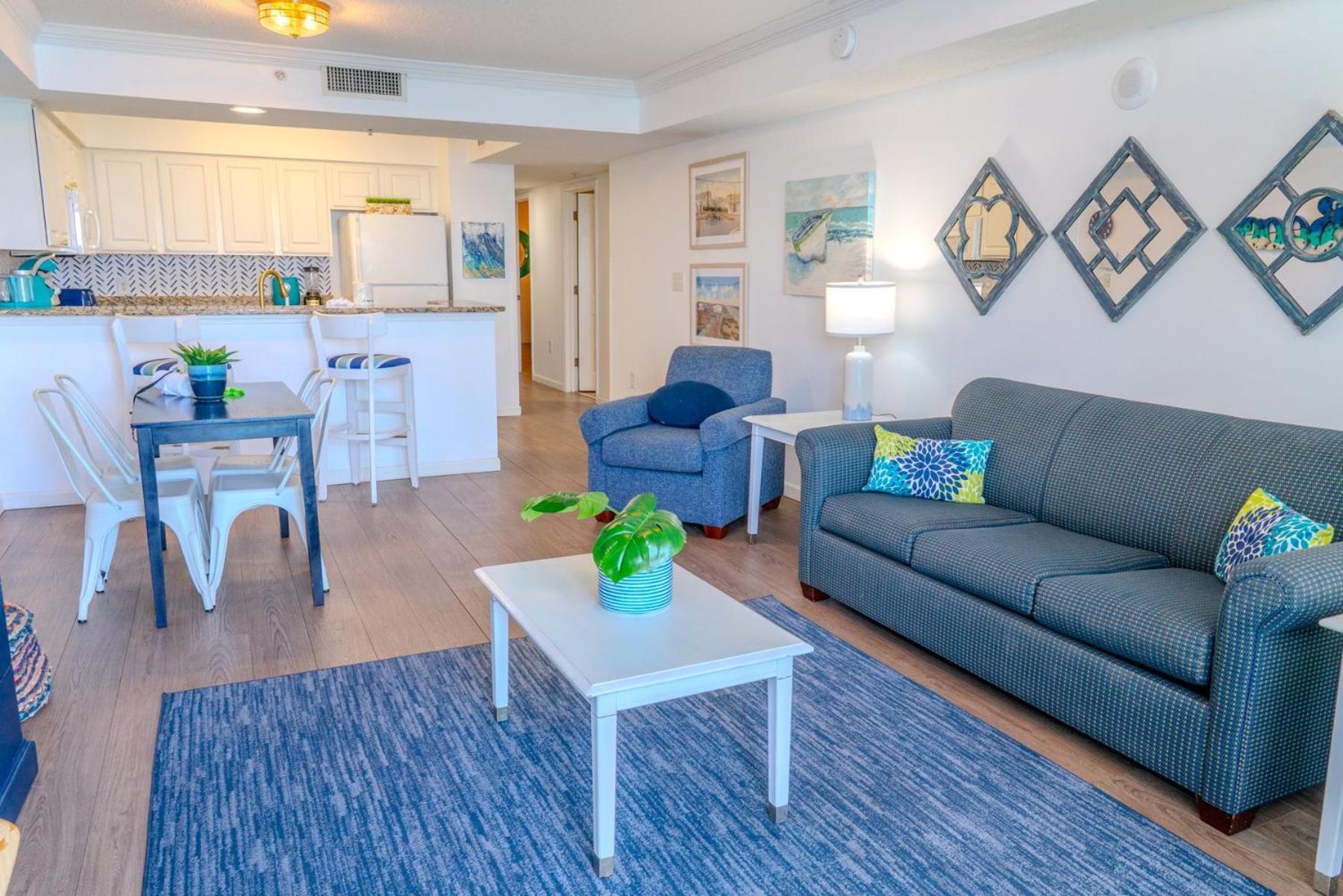 Beautiful Renovated 2 Bedroom With Direct Ocean Views! Paradise 1907 * Myrtle Beach