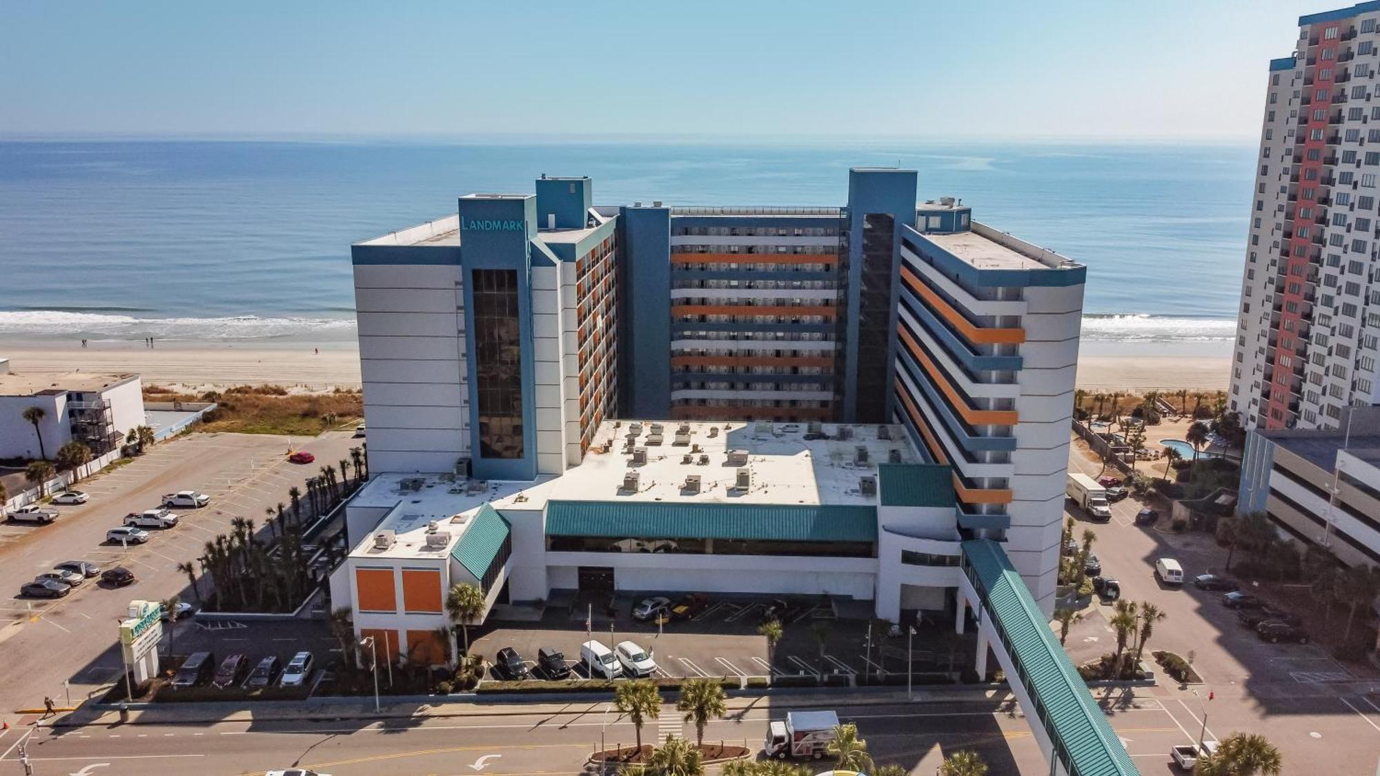 Apartment Ocean Front King Myrtle Heated Pools Landmark