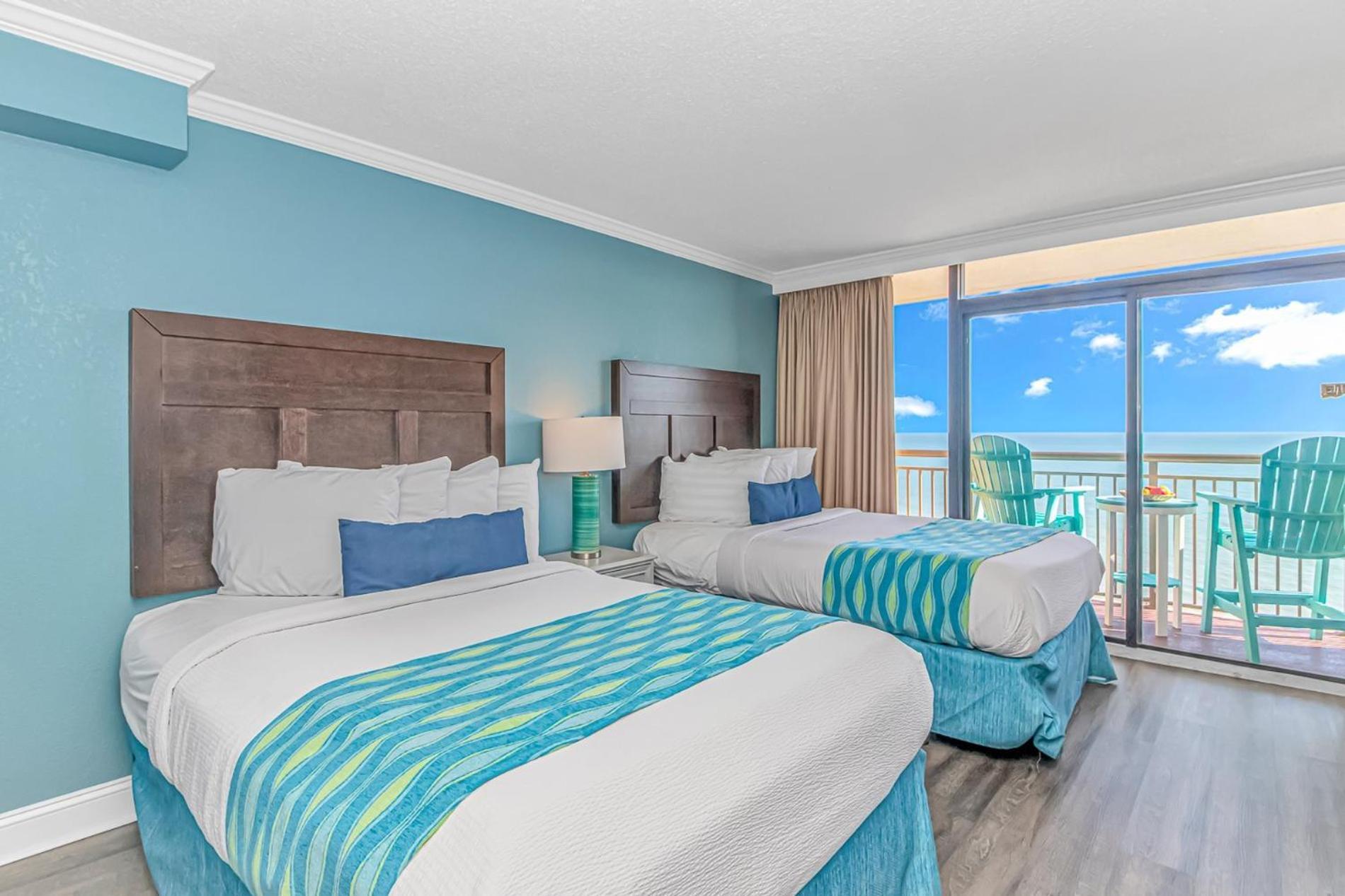 Oceanfront Caravelle 1512 And1513! Sleeps 8! Private Entrances!
