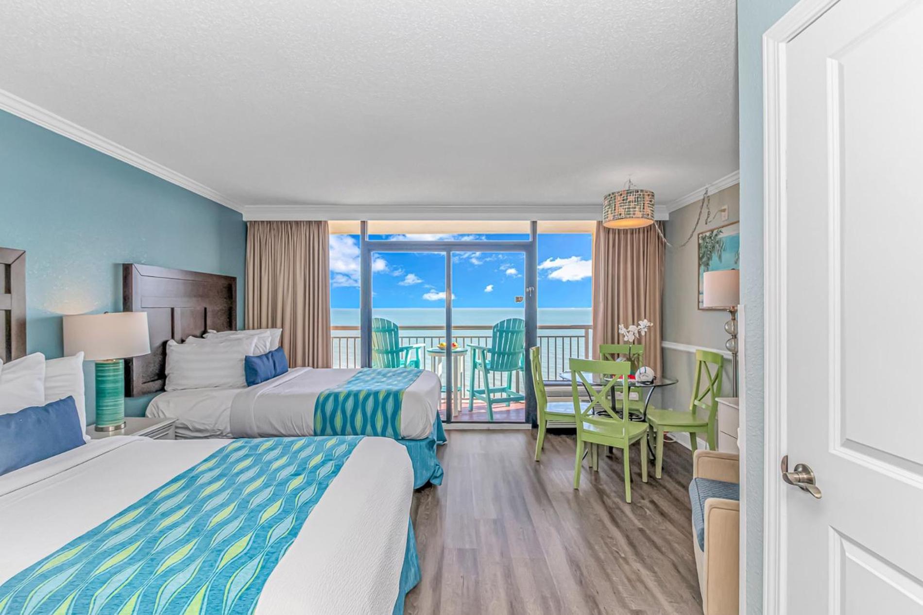 Oceanfront Caravelle 1512 And1513! Sleeps 8! Private Entrances! *