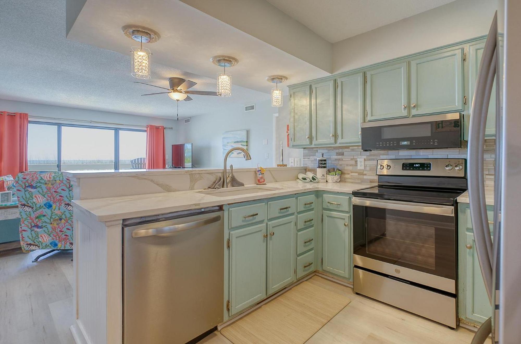 Ocsh105 Ocean Shores Oceanfront 3br/2b Condo, Private Balcony Holiday home Myrtle Beach