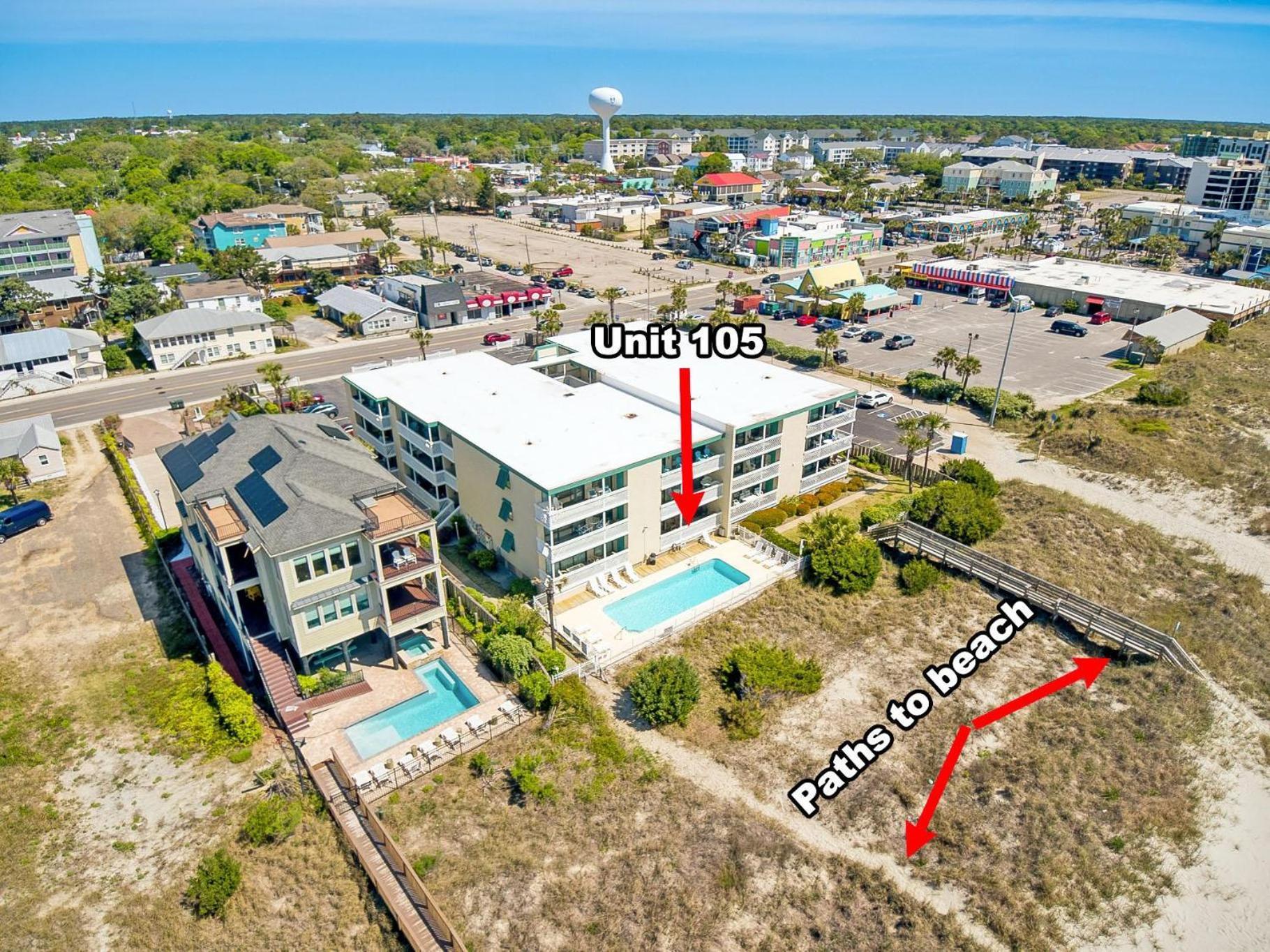 Holiday home Ocsh105 Ocean Shores Oceanfront 3br/2b Condo, Private Balcony Myrtle Beach